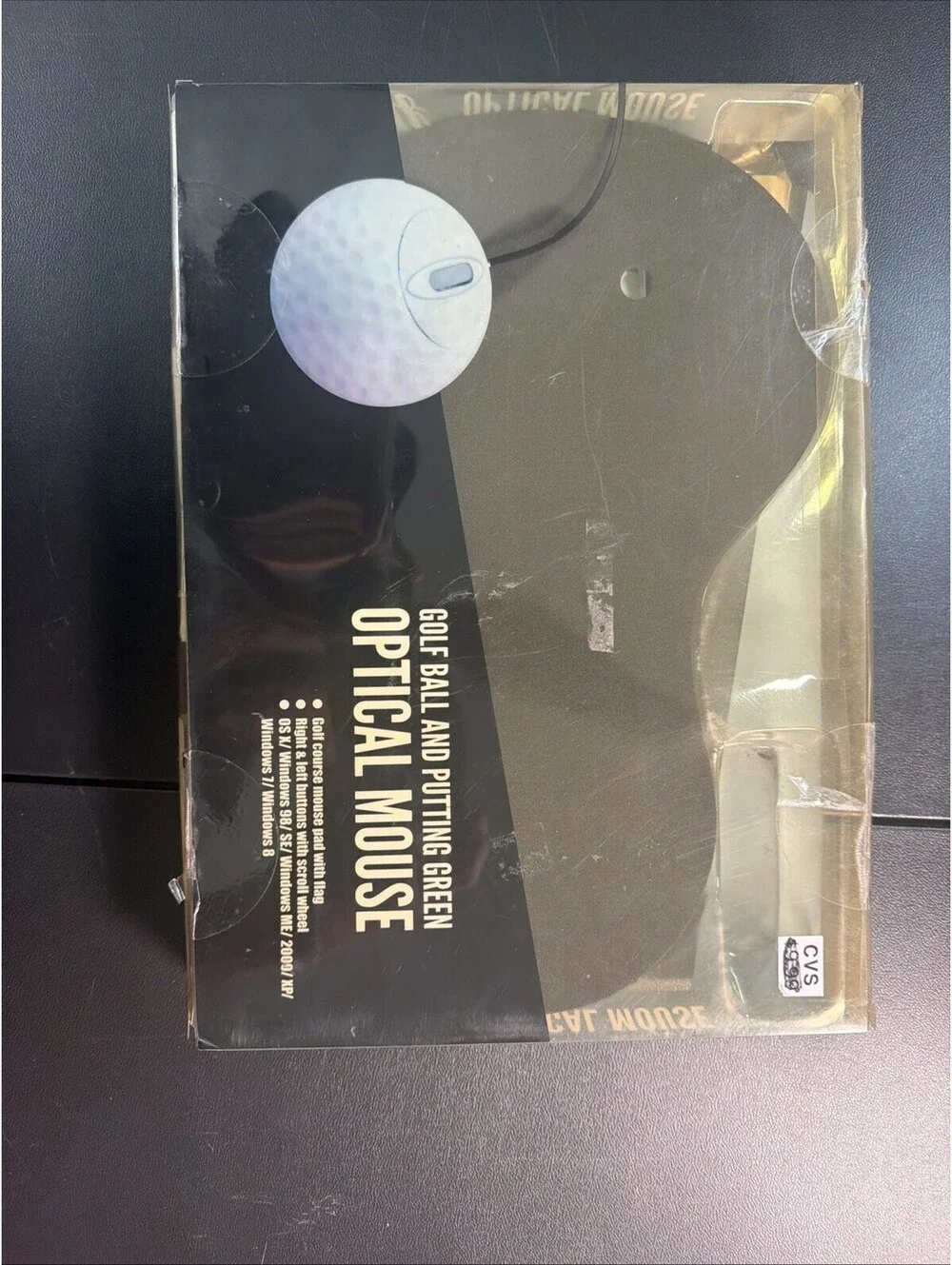 Golf Ball Putting Green Optical Mouse CVS Vintage New Old Stock USB